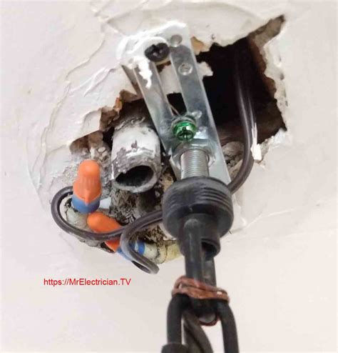 remove old junction box|replacing a ceiling electrical box.